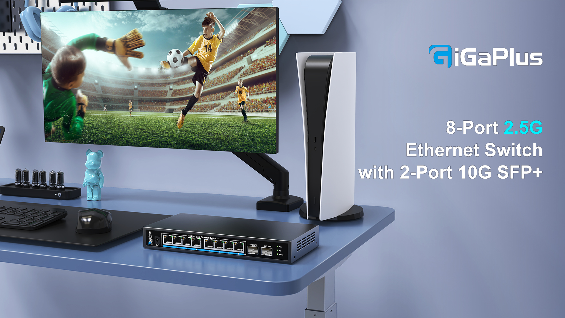 Amazon.com: 10 Port 2.5Gb Unmanaged Ethernet Switch with 8* 2.5G